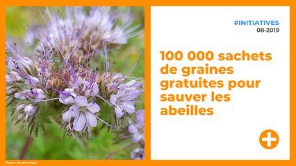 100 000 sachets de graines gratuites pour sauver les abeilles