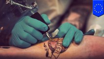 Metal from tattoo needles found in human lymph nodes
