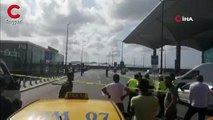 Yer: İstanbul Havalimanı... Şüpheli paket fünye ile patlatıldı