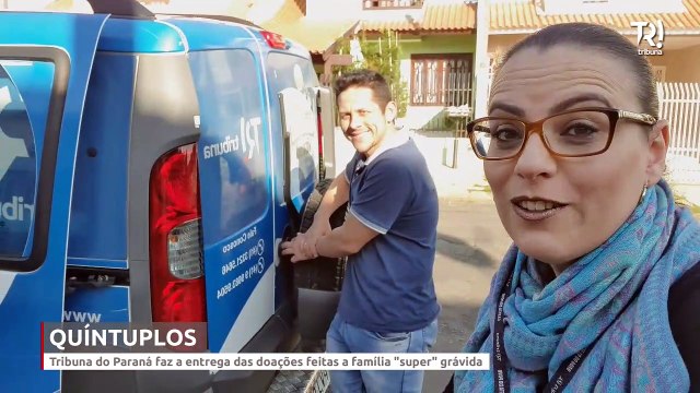 Grávidos de quíntuplos recebem doações dos leitores da Tribuna