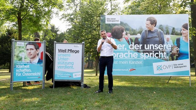 Austria verso le elezioni, i sondaggi danno il partito di Kurz al primo posto
