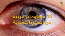 10 معلومات غريبة عن العين البشرية