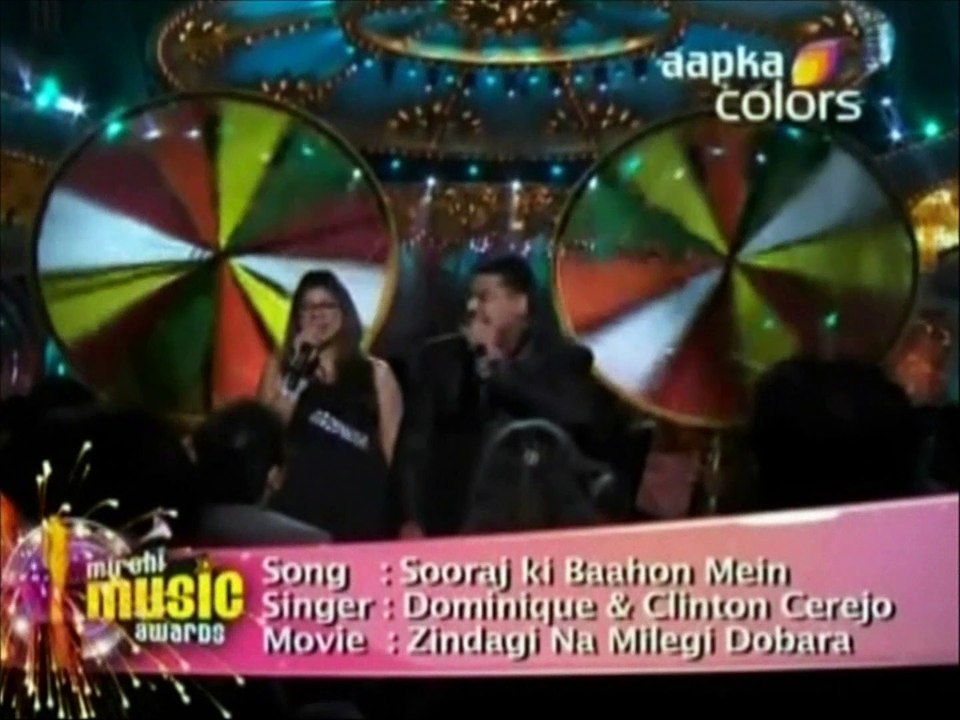 Mirchi Music Awards 2012 – Dominique & Clinton Cerejo – Sooraj Ki Baahon Mein — Zindagi Na Milegi Dobara | Fom: "Mirchi Music Awards 2012" | HINDI/MAGIC/BOLLYWOOD/भाषा: हिंदी/बॉलीवुड की सबसे अच्छी/COLLECTION