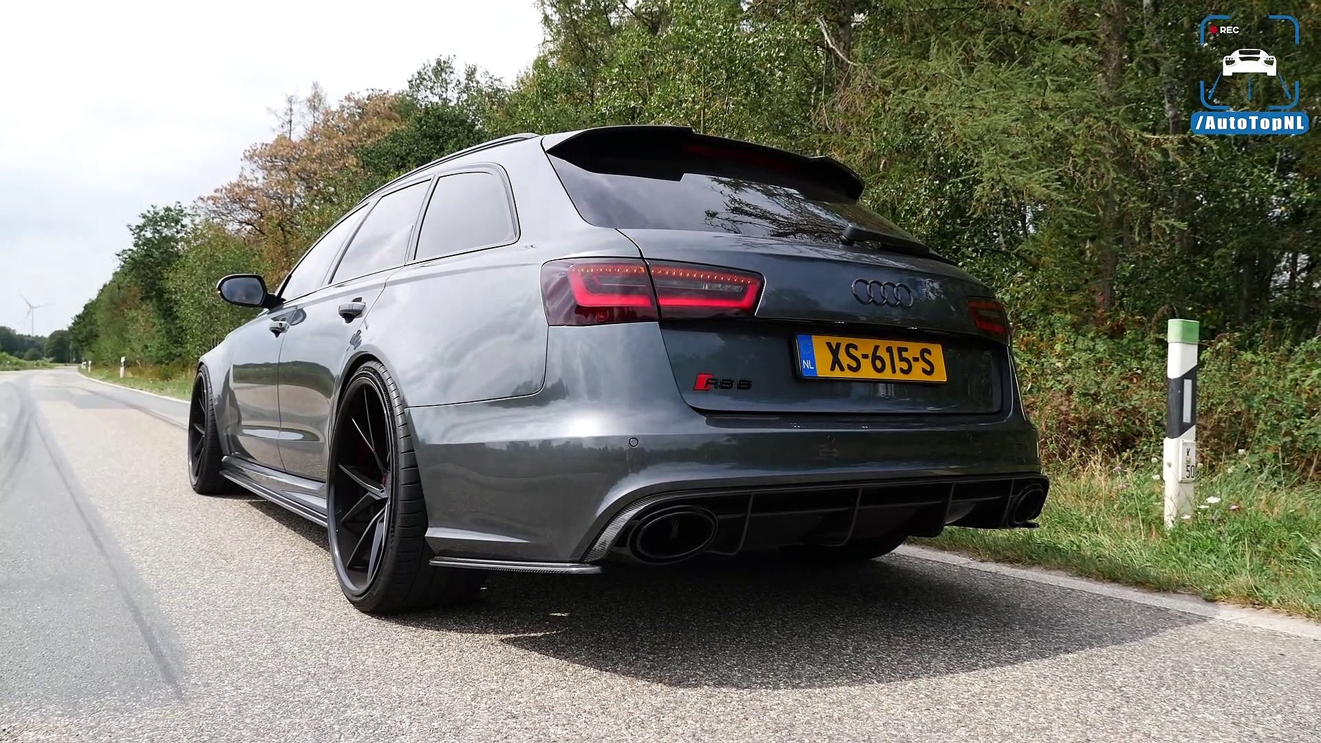 AUDI RS6 Guerilla Exhaust STRAIGHT PIPE - INSANELY LOUD by AutoTopNL