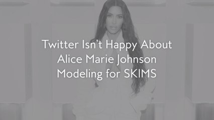 Twitter Isn't Happy About Alice Marie Johnson Modeling for SKIMS