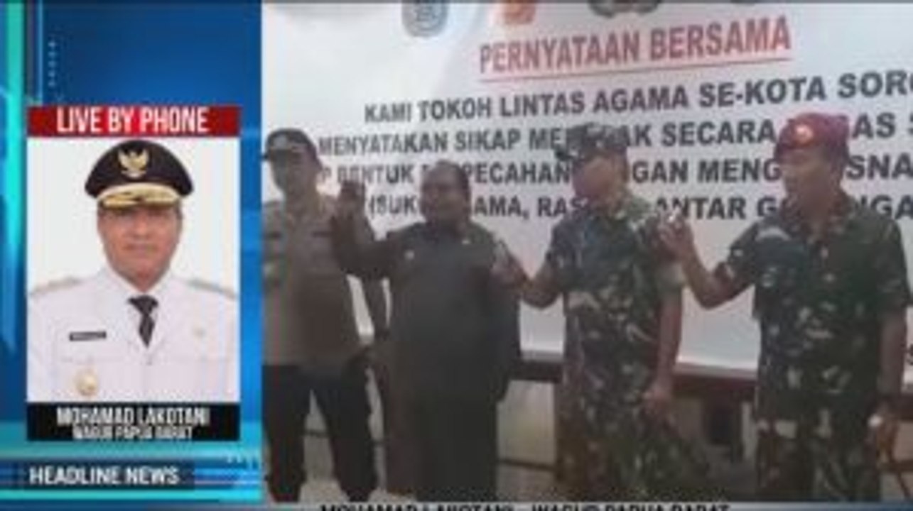 Kondisi Papua Barat Berangsur Pulih dan Kondusif