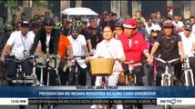 Jokowi dan Iriana Bersepeda Keliling Candi Borobudur