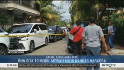 BNN Sita Belasan Mobil Mewah Milik Bandar Narkoba