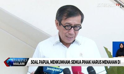 Soal Papua, Menkumham: Semua Pihak Harus Menahan Diri