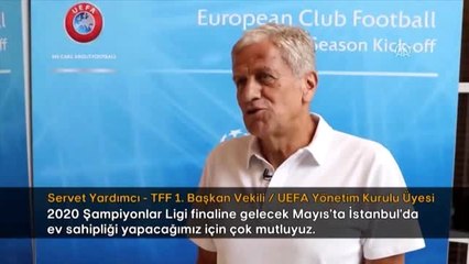 "UEFA ve Avrupa futbol ailesi Türkiye'ye güveniyor"