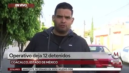 Operativo en el transporte público deja 12 detenidos