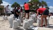 Residents bag sandbags ahead of Hurricane Dorian
