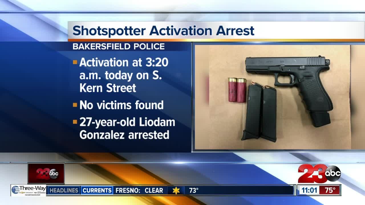 ShotSpottter activation leads to arrest of East...