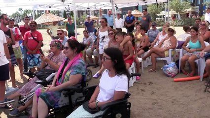 Marmaris'te engelliler deniz paraşütüyle uçtu - MUĞLA