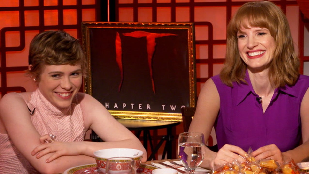 'It: Chapter Two' Stars Jessica Chastain and Sophia Lillis Describe Swimming in Fake Blood