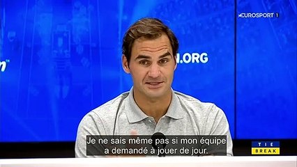 Federer sur la programmation : "Ce n'est pas Roger veut, Roger obtient"