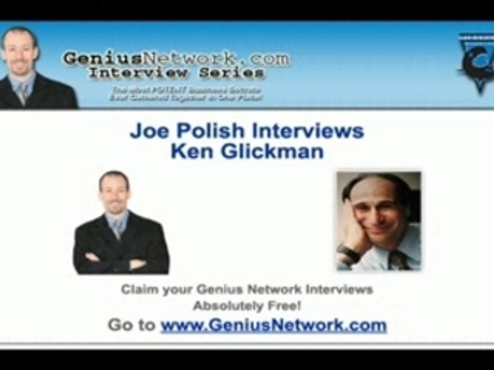 Ken Glickman Genius Network Interview