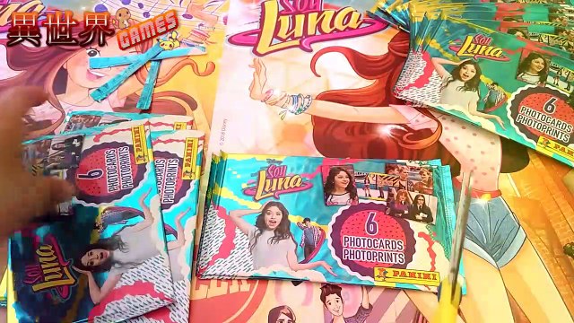 SOY LUNA UNBOXING PHOTOCARDS PANINI (5 PACKS) (Matteo y Luna) (Ambar y Simón)