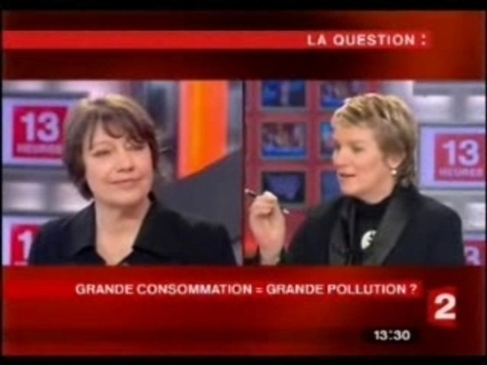 Marie Christine Blandin invitée de France 2