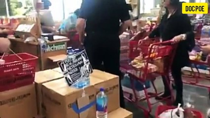 ASÍ SE VE EL HURACÁN DORIAN DESDE EL ESPACIO, LA GENTE SE PREPARA PARA RECIBIRLO