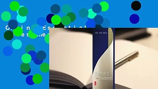 Online Essentials of Investments  For Free