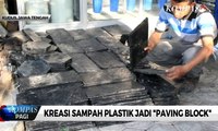 Kreasi Sampah Plastik Jadi Paving Block