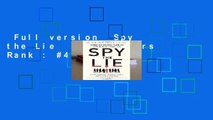 Full version  Spy the Lie  Best Sellers Rank :  4