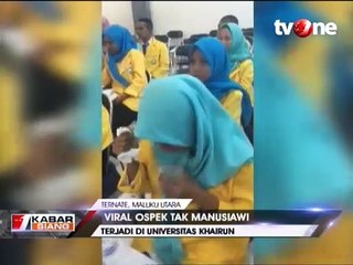 Ospek Tak Manusiawi, Minum Air Ludah Teman Sendiri