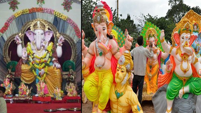 Economic Slowdown Hits Ganesh Mandapas In Mumbai || వినాయక మండళ్లపై పడిన ఆర్థిక మందగమనం || Boldsky