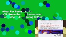 About For Books  The Art of Software Security Assessment: Identifying and Preventing Software