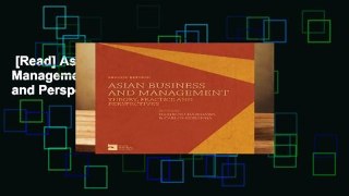 [Read] Asian Business and Management: Theory, Practice and Perspectives  For Free