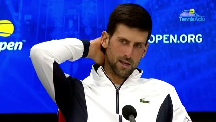 US Open 2019 - Novak Djokovic : "I do not want to talk about my injury"