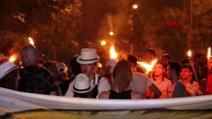 Denizli'de 30 ağustos, yürüyüş ve melek mosso konseriyle kutlandı