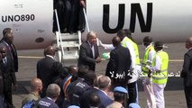 وصول الأمين العام للأمم المتحدة أنطونيو غوتيريش إلى غوما