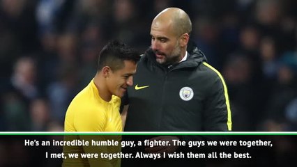 Télécharger la video: Guardiola defends 'incredible' Sanchez