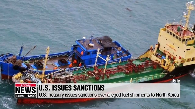 U.S. Treasury issues sanctions over alleged fuel shipments to N.Korea
