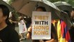 شاهد: سكان التبت المنفيون في الهند يتظاهرون دعما لاحتجاجات هونغ كونغ