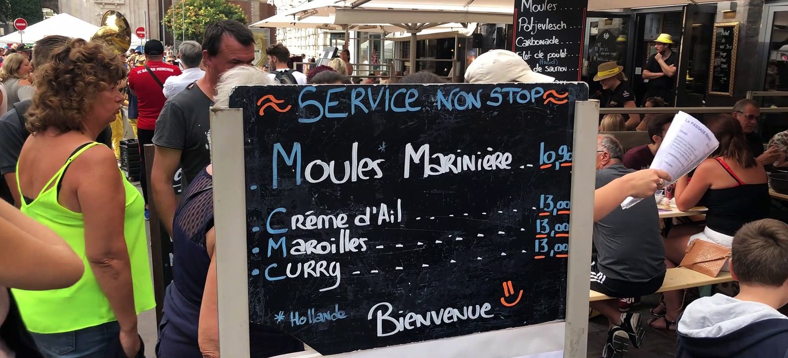 Braderie de Lille 2019 - Ambiance Moules Frites