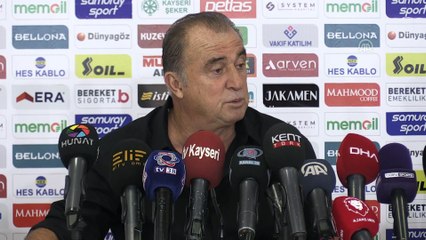 Galatasaray Teknik Direktörü Terim: ''Üç puan adına çok sevinçliyim'' - KAYSERİ