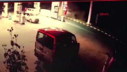 Aydın 4 kişinin yaralandığı kaza güvenlik kamerasında