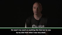 Iniesta hails his father's influence on his career