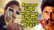 Ranveer Singh wraps up England schedule of '83'