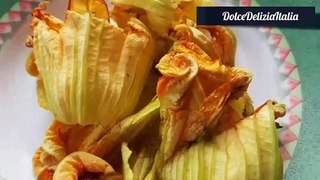 Fiori di zucca in pastella