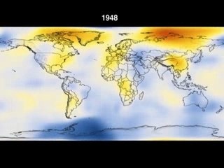 Nasa: animation du réchauffement climatique