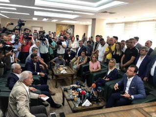 İmamoğlu'ndan HDP'ye ziyaret: "Size güç olmak için geldik"