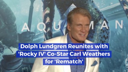 Dolph Lundgren At Gold's Gym