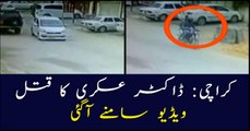 CCTV footage shows motorcyclists attacking doctor in Karachi