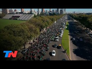 Arranca la caravana solidaria con miles de motociclistas