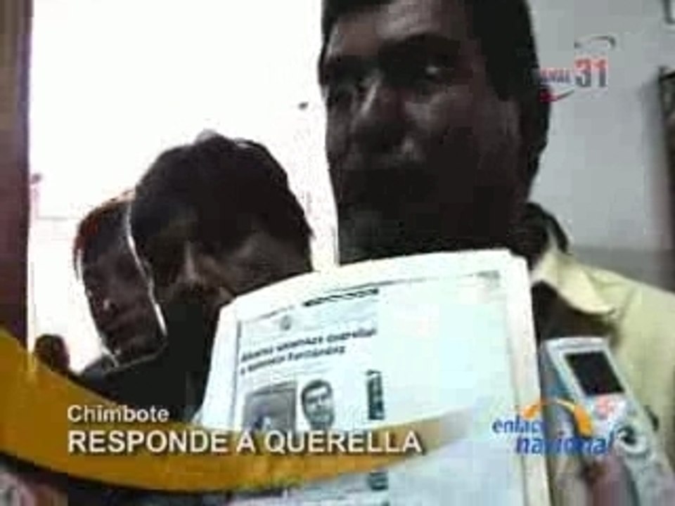 RESPONDE A QUERELLA  - CHIMBOTE