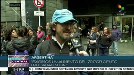 Download Video: Argentina: se registran movilizaciones para exigir salarios dignos